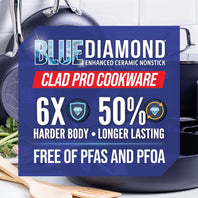 Blue Diamond Clad Pro 11" Frypan