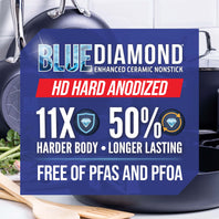 Blue Diamond Hard Anodized Pro 8" Frypan
