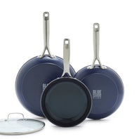Blue Diamond Classic 8", 10" and 12" Frypan with Lid