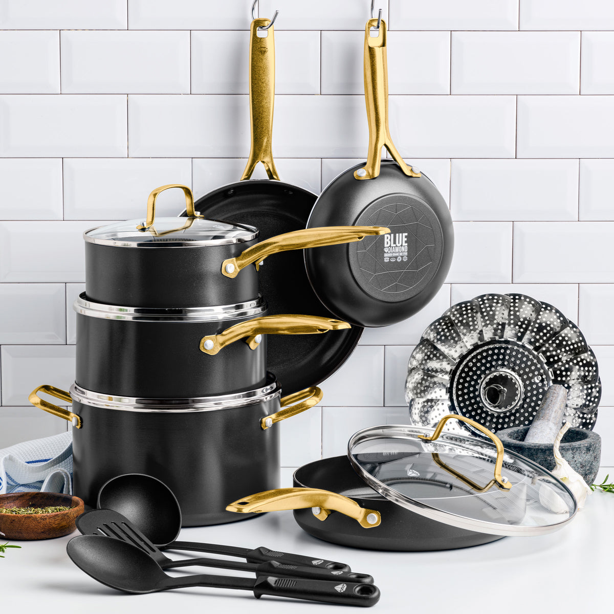 Blue Diamond Cookware Set: Unleash Culinary Magic!