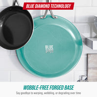 Blue Diamond Turquoise 8" Frypan