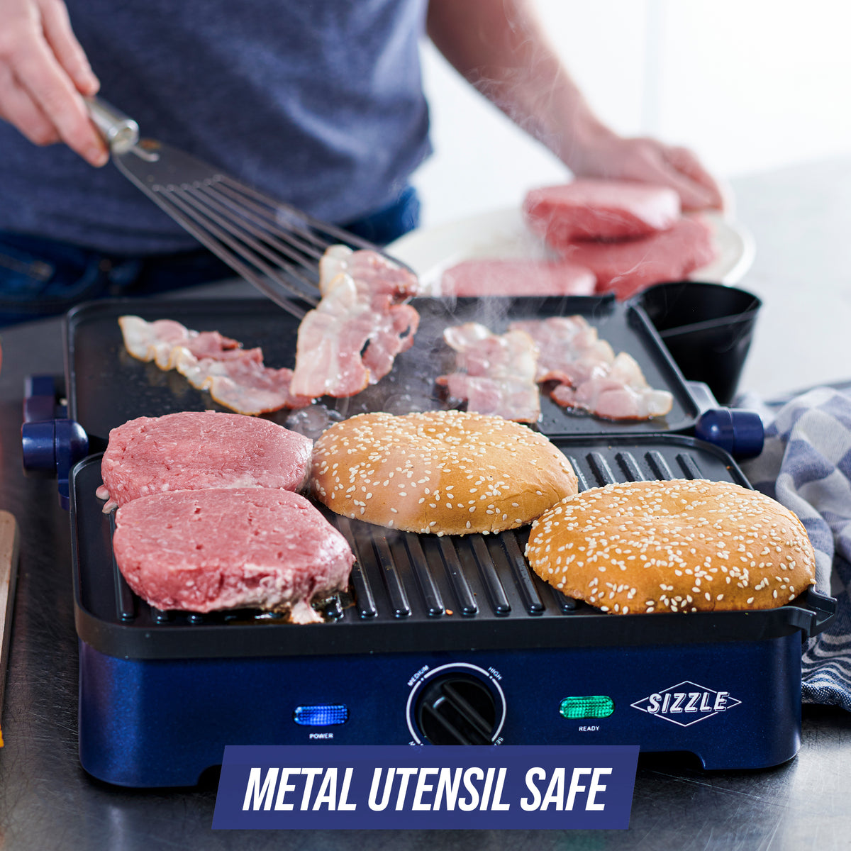 Deluxe Electric Grill & Griddle