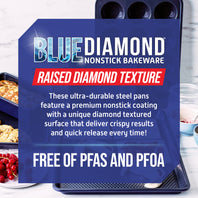 Blue Diamond Muffin Pan