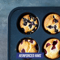 Blue Diamond Muffin Pan