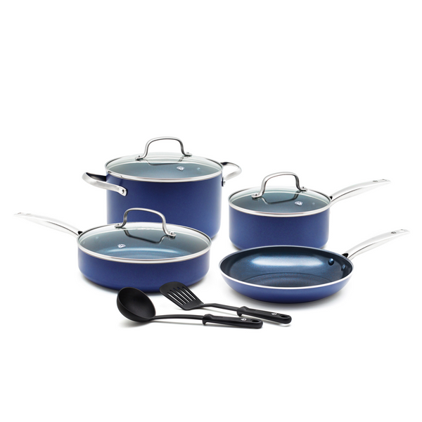 Blue Diamond Classic 9-Piece Cookware Set | The Cookware Company