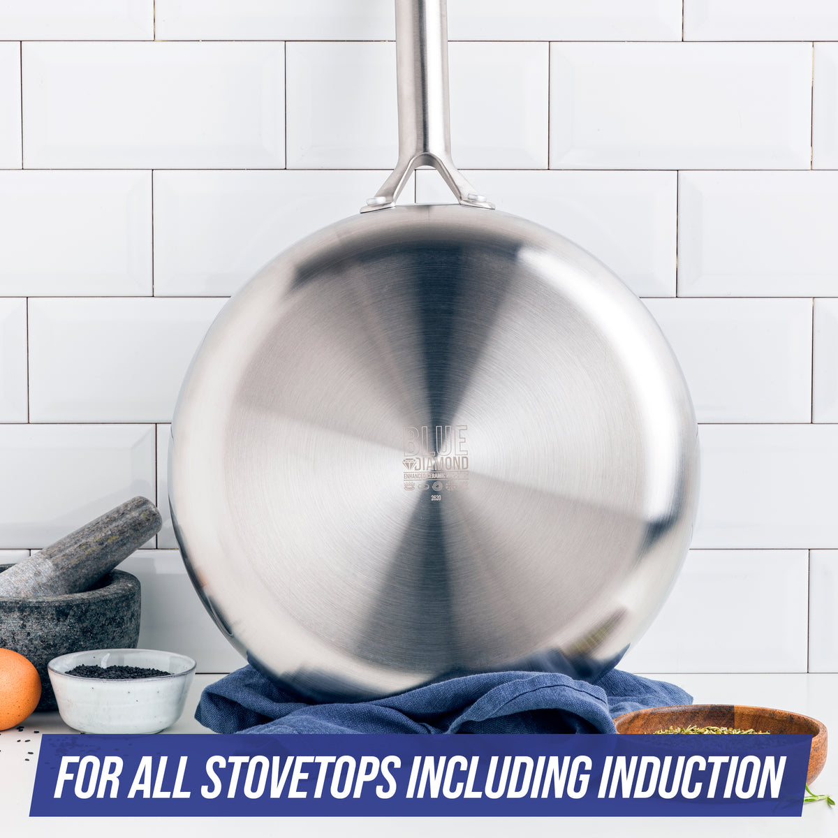 8 Stainless Steel Frying Pan