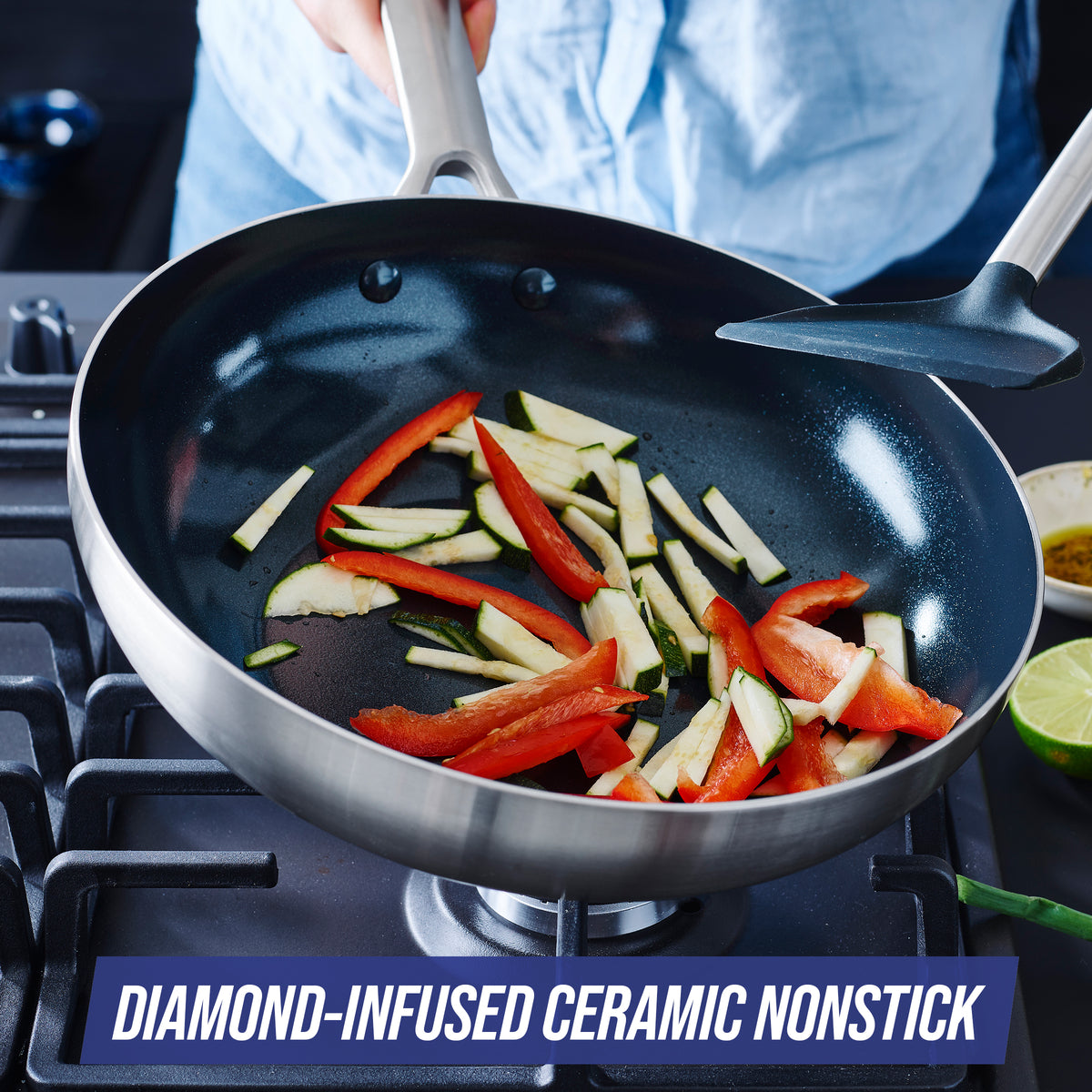 CLASSIC Stir Frying Wok 30cm Wok with Lid