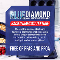 Blue Diamond 13" x 18" and 13" x 9" Sheet Pan 2-Piece Set