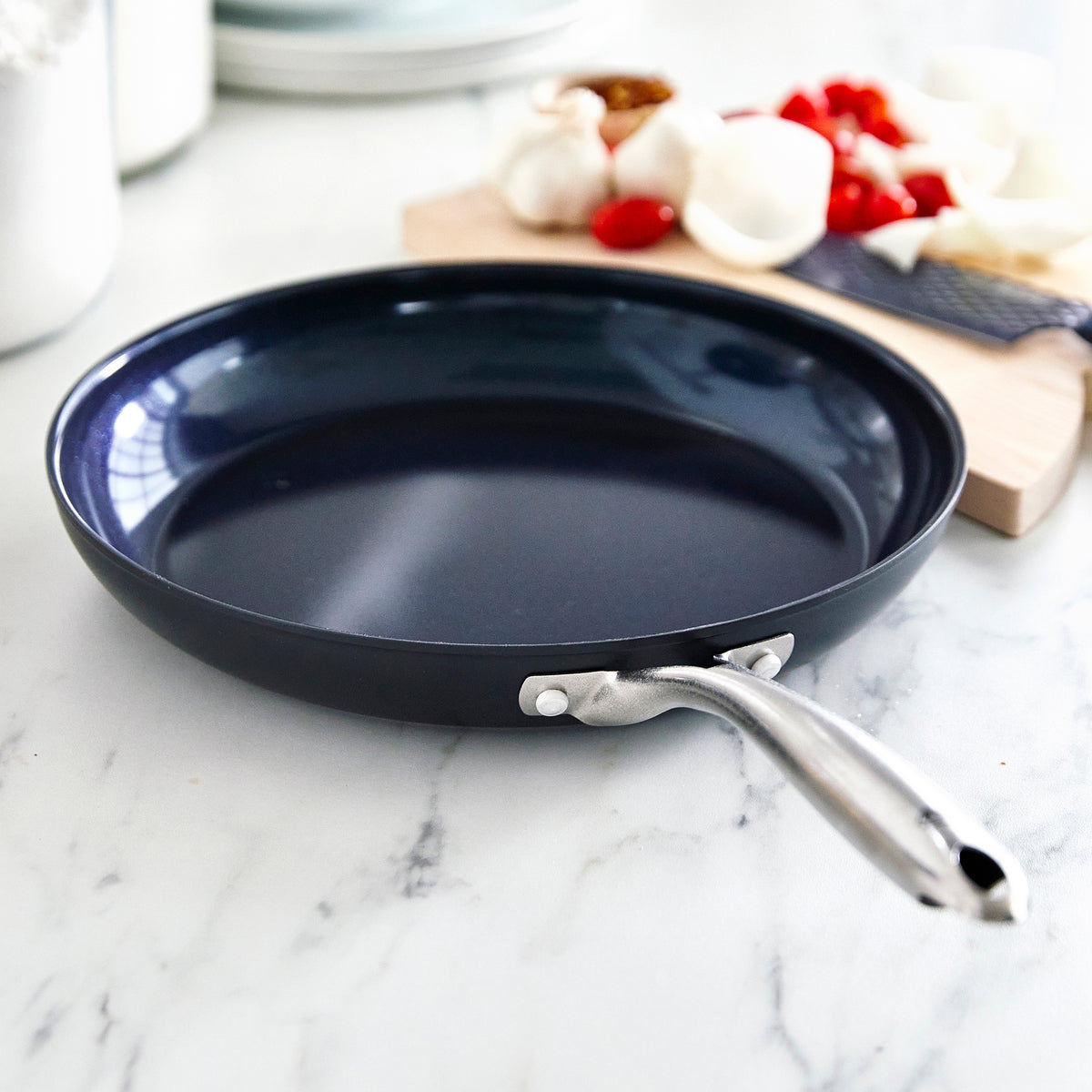 GOURMEX 10 Induction Cast Aluminum Crepe Pan | PFOA Free Nonstick Pan |  Great Skillet for Omelette and Crepes | Works with All Heat Sources 
